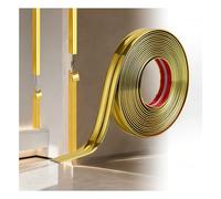 Inside Outside Corner Trim, Edging Strip, Peel and Stick Moulding, Plinth Sealing Strip, Wall Moulding Trim, Tile Trim, Wall Moulding Kit Peel and Stick, Wall Corner Protectors(Gold 3.5m×2cm)