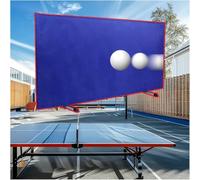 Inside Outside Table Tennis Baffle Ping Pong Surround Portable Tool-Free Assembly, 6 Pack Blue Vertical Table Tennis Fences Modular Panel System