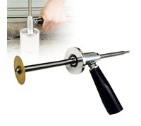 Inside Pipe Cutter for PVC Pipe Cutter, Stainless Steel Plumbing Inside Cutter Tools with Diamond Grit Cutting Wheel and Handle, 7" Adjustable Cutting Depth for 1-1/2 Inch to 8 Inch PVC Pipe (1PCS)