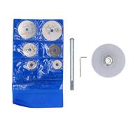 Inside PVC Pipe Cutter with Adjustable Depth Gauge Guide and 6 Serrated Saw Blades, 22-50mm Diameter, Stainless Steel Connecting Rod, for Internal Pipe Cutting in Tight Spaces