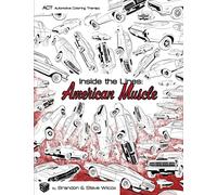 Inside the Lines: American Muscle: Adult Automotive Coloring Therapy: Volume 1
