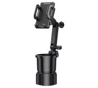Inside the vehicle 2in1 Car Cup Holder Expander With Cell Phone Mount Holder 360 Rotation Phone Holder Smartphone Mount Car Drink Coffee Holder