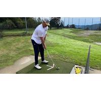 InsideMove Golf Swing Training Aid - Endorsed by Bradley Hughes, Teaches Correct Swing Plane - Tempo - Alignment - Hit a Perfect Draw -Putting -Practice Indoor/Outdoor -Made in USA.