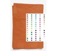 InsideMyNest Coloured Extra Large Tissue Paper Sheets Premium Quality Eco-Friendly Biodegradable Compostable Acid-Free Colourfast (Pack of 10 Sheets) (Burnt Orange)
