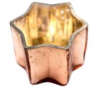 Insideretail 48-Piece Mercury Glass Star Wedding Tea-Light Holders, Gold, 7 x 7 x 7 cm