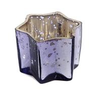 Insideretail 48-Piece Mercury Glass Star Wedding Tea-Light Holders, Lilac, 7 x 7 x 7 cm