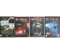 INSIDIOUS 1-4 QUADRILOGY - COMPLETE dvd COLLECTION = INSIDIOUS + CHAPTER 2 + CHAPTER 3 + THE LAST KEY