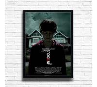 Insidious, Horror Movie Print, Scary Thriller Film Poster, A4 and A3 Size Frame Options Available,Great Home, Pub, Café, Bar Wall Art Print, House gift for horror lovers (A4 Framed (Black))