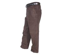Insight Clothing Mens Thick Jumbo Corduroy/Cord Trousers : Inside Leg:29"- Short Leg : Color - Chocolate Brown : Size - 40"