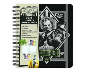 Insight Editions 2026 Beetlejuice Beetlejuice 13-Month Weekly Planner Spiral bound Book Insight Editions Multicolor