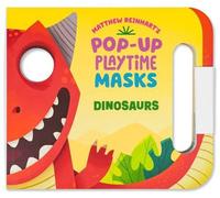 Insight Editions Pop-up Playtime Masks: Dinosaurs Hardback Book Insight Editions Multicolor