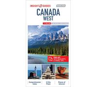 Insight Guides Travel Map Canada West