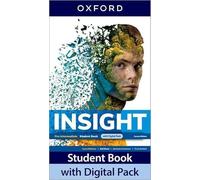 Insight Second Edition: Pre-intermediate:: Student Book with Digital Pack: Print Student Book and 2 years' access to Student e-book, Workbook e-book, Online Practice and Student Resources.
