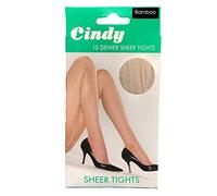 InsightClothing Cindy 15 Denier Sheer Ladies Tights - Bamboo - Large