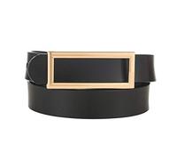INSIGHTER Genuine Leather Belt for Women Waist Skinny Dress Belt for Jeans Pants 0.93" Width Black Red Brown White, 1/ Black Leather Belt, XS: Suit for Pant Size 24-29