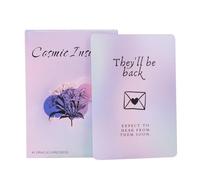 Insights Tarot Deck - 4.06 Inch Oracle Card Set 41pcs Coated Paper | Pocket Size English Spirit Guide Divination Cards Collage Art Gift Set For Meditation And Personal Insight