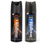 Insígniā - Dark Seduction & Zero - Deodorant Body Spray - For Men | 200mL+200mL [BUNDLE]
