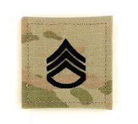 Insignia Depot US Army OCP Rank with Hook Fastener, E6 Staff Sergeant, Regulation