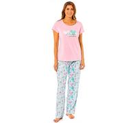INSIGNIA Ladies Cotton Classic Pyjamas Sets (UK, Alpha, M, Regular, Regular, Dreaming)