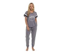 INSIGNIA Ladies Pyjamas Cotton Lounge Wear Sets (Blue 5 mins, M)