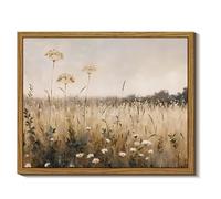 InSimSea Framed Wall Art for Living Room Retro Botanical Flower Canvas Art Wall Decor Bedroom Rustic Artwork Farmhouse Oil Paintings Pictures Floral Prints Gallery Boho Vintage Decor Office 8x10In