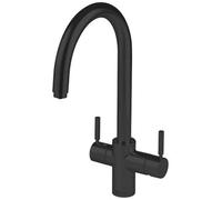 INSINKERATOR 3-in-1 J Shape Steaming Hot Water Tap - Black Velvet