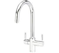 INSINKERATOR 3-in-1 J Shape Steaming Hot Water Tap - Chrome