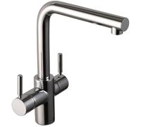 INSINKERATOR 3-in-1 L Shape Steaming Hot Water Tap - Chrome