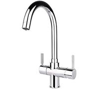 InSinkErator 3N1 Essentials Kitchen Mixer Instant Hot Water Tap, Heater Tank & Filter Kit - Adjustable, Near-Boiling Water Tap for Sink, Chrome