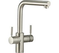 InSinkErator 3N1 Instant Hot Water Tap & NeoTank for Hot, Cold, & Filtered Steaming Hot Water - Near-Boiling Water Tap to 99 Degrees C - Brushed Steel