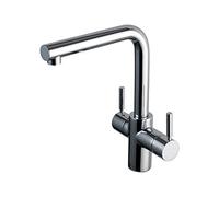 InSinkErator 3N1 Instant Hot Water Tap & NeoTank for Hot, Cold, & Filtered Steaming Hot Water - Near-Boiling Water Tap to 99 Degrees C - Chrome