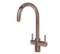 InSinkErator 3N1 J Shape Steaming Hot Water Tap - Rose Gold