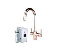 InSinkErator 3N1 J Shape Tap, Neo Tank & Filter Pack - Rose Gold (45094/45097AT (PK))