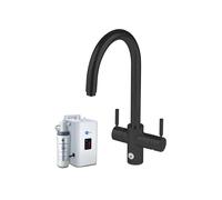 InSinkErator 4N1 J Shape Tap, Neo Tank & Filter Pack - Black Velvet (45094/45357AW (PK))