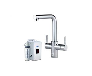 InSinkErator 4N1 L Shape Tap Neo Tank & Filter Pack - Velvet Black Finish: Velvet Black