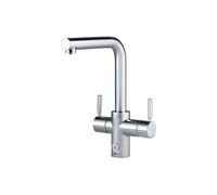 InSinkErator 4N1 L Shape Tap Only - Brushed Steel Finish: Brushed Steel