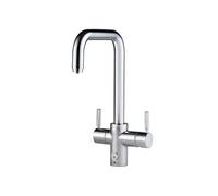 Insinkerator 4N1 Touch Chrome U Shape Instant Filtered Steaming Hot And Cold Water, Mains Hot & Cold Kitchen Mixer Tap