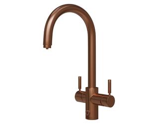 InSinkErator 4N1 Touch J Shape Filtered Cold & Steaming Hot Water Tap - Brushed Copper