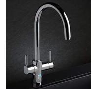 InSinkErator 4N1 Touch J Shape Instant Hot Water Tap with Tank Kit, Chrome