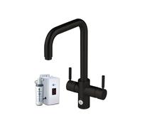 InSinkErator 4N1 U Shape Tap Neo Tank & Filter Pack - Velvet Black Finish: Velvet Black