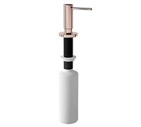 InSinkErator Built-in Kitchen Soap Dispenser - Refillable, Pump-Action Hand or Dish Washing Up Liquid Dispenser - 300 ml Tank - Rose Gold