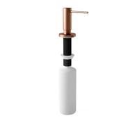 InSinkErator Built-in Kitchen Soap Dispenser - Refillable, Pump-Action Hand or Dish Washing Up Liquid Dispenser - 300 ml Tank - Brushed Copper