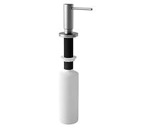 InSinkErator Built-in Kitchen Soap Dispenser - Refillable, Pump-Action Hand or Dish Washing Up Liquid Dispenser - 300 ml Tank - Brushed Steel