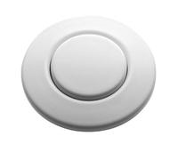 INSINKERATOR Decorative Push Button Air Switch Button, White, 2-Position, ON-OFF Operation
