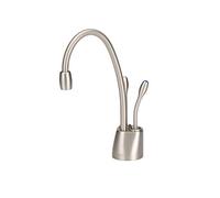 InSinkErator INSF-HC1100SN Contemporary Instant Hot and Cold Water Dispenser Faucet, Satin Nickel, 360-Degree Swivel