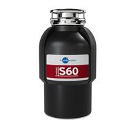 InSinkErator Model S60 Waste Disposal Unit with Air Switch - Food Waste Disposal Unit for Sink use w/Instruction Manual - Kitchen Sink Accessories and Gadgets - 17.3 x 17.3 x 31.8 cm - Black