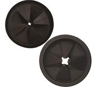 InSinkErator Silicone Garbage Disposal Splash Guard 3.34" Sink Baffle Fit for Insinkerator Disposals Quiet Collar Drain Plugs-Black