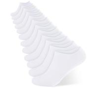 INSISMY 6 Pairs Trainer Socks for Men and Women Non-Slip Invisible No Show Socks Breathable Cotton Low Cut Ankle with Anti-Slip Silicone Stripes