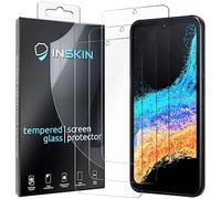 Inskin Screen Protector for Samsung Galaxy XCover 6 Pro (6.6 inch, 2022) - 3-Pack, Ultra HD Tempered Glass, Advanced Anti Fingerprint Plasma Coating, Case-Compatible
