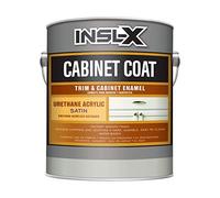 INSL-X Cabinet Coat - Urethane Acrylic Satin Sheen Enamel Cabinet Paint, White, 1 Gallon